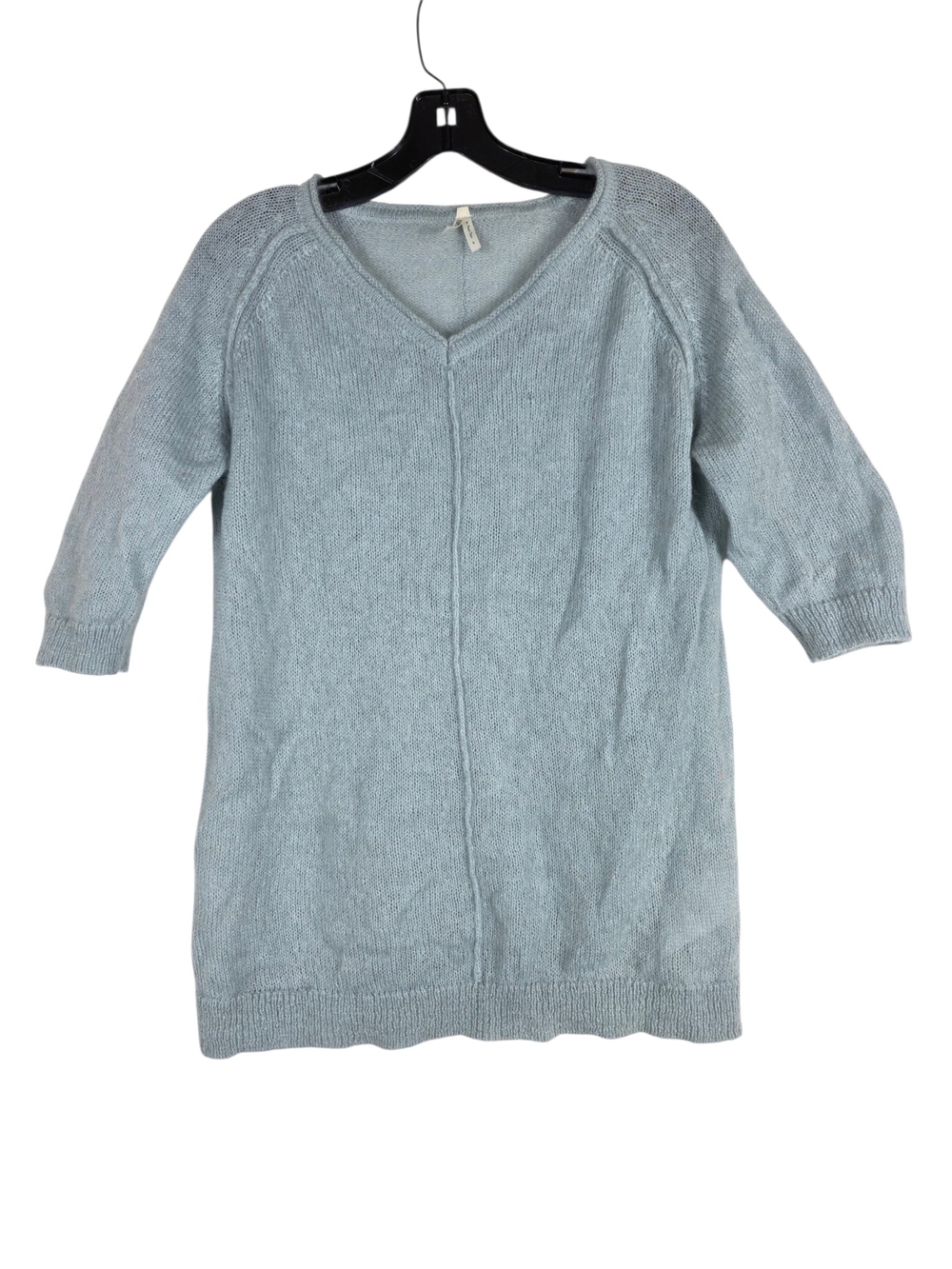 Part Two Tops & Tees Mohair and wool blend Light Blue V-Neck Knit Sweater